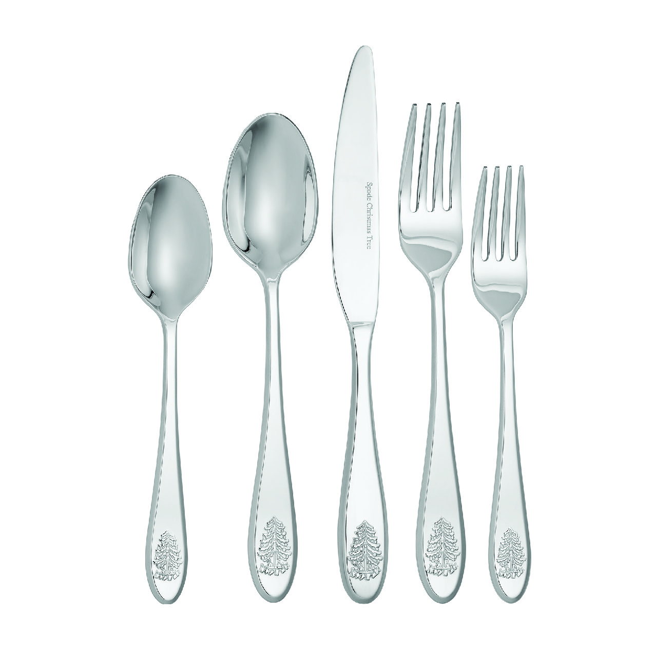 Christmas Tree 20 Piece Flatware Set image number null